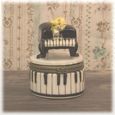 ポタリー ミニ ケース （ピアノキャット）