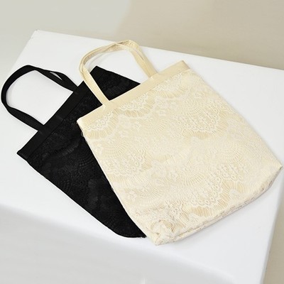 レース重ねサテンパーティーサブバッグ