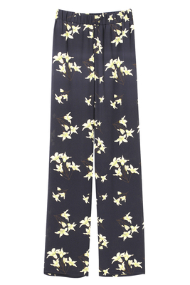 ボタニカルフラワーワイドパンツ