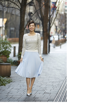 プリーツスカート