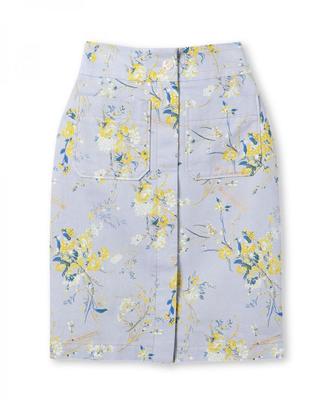 スタインプフラワータイトスカート