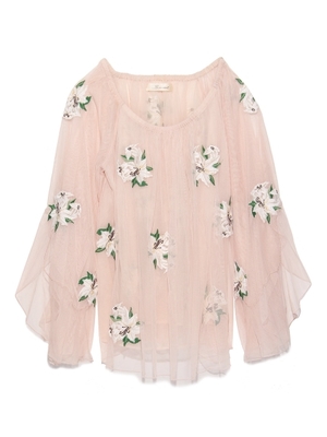 snidel (スナイデル)  フラワー刺繍チュニック