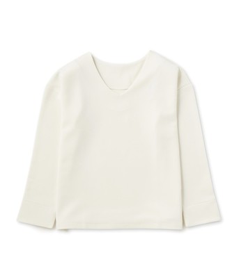 ジャージーVネックプルオーバー
