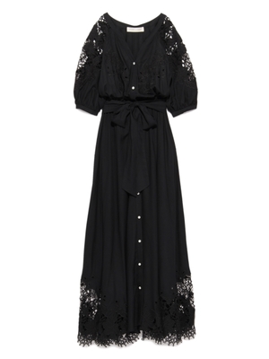 snidel 刺繍レースロングワンピース