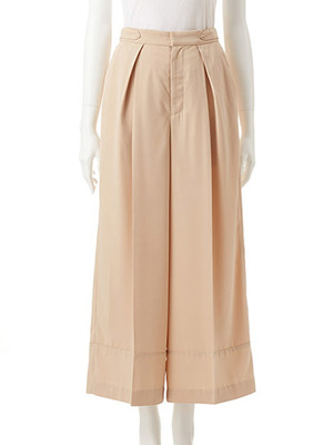 ストレッチツイルワイドパンツ