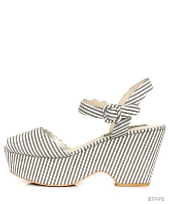 RANDA （ランダ）ワンストラップウェッジサンダル