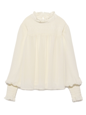 スモッキングブラウス