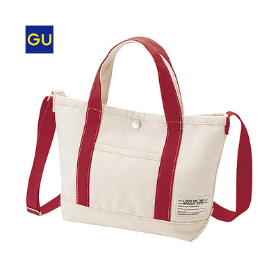 （GU）キャンバスショルダーバッグ