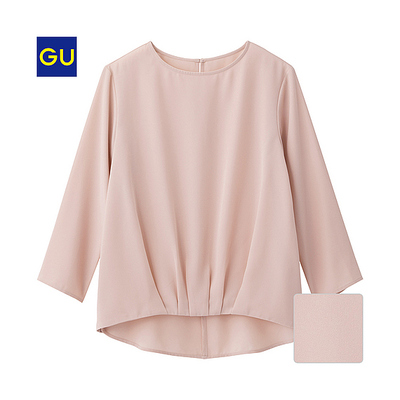 （GU）コクーンブラウス（７分袖）Ｚ