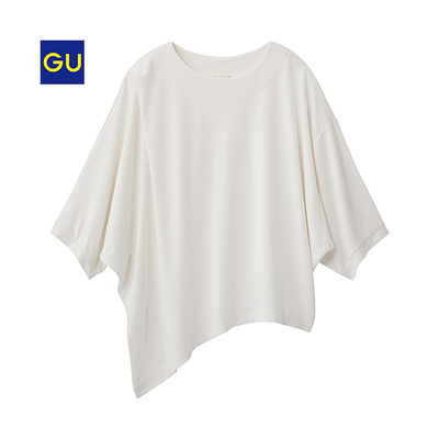 （GU）アシンメトリープルオーバー（７分袖）