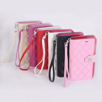 iPhone6s手帳型ケース シャネル CHANEL ダイヤモンドメッシュ レザーケース