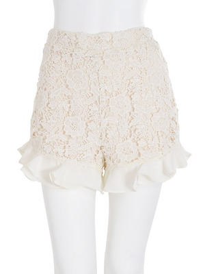 dazzlin 【se】3Dレースフリルショートパンツ