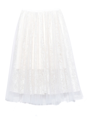 snidel (スナイデル)  チュールレーススカート