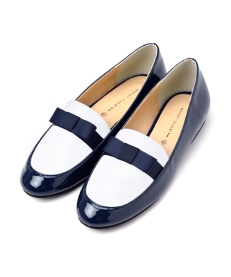 リボンローファー