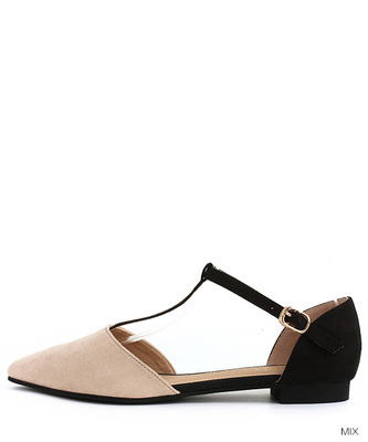 】Tストラップフラットパンプス/CS5149/X