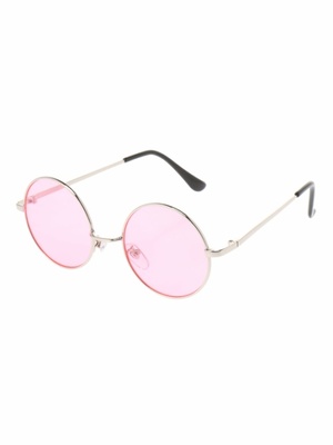 WEGO / カラーレンズラウンドサングラス