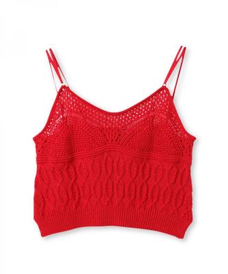 ミックスニットキャミ