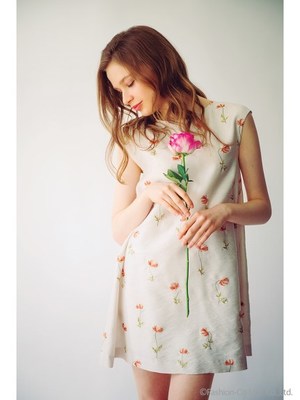 ステッチシシュウエーラインワンピ