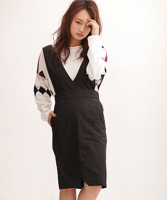 nano・universe 2WAYIラインスカート