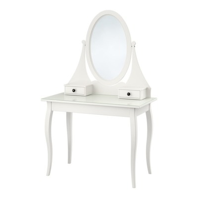 HEMNES ドレッシングテーブル ミラー付き, ホワイト