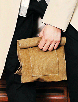 ベーカリークラッチバッグ（全3色）