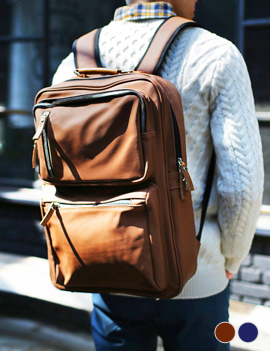 2ポケットカジュアルバックパック・全2色・n47048