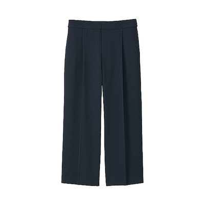 WOMEN ドレープワイドクロップドパンツ