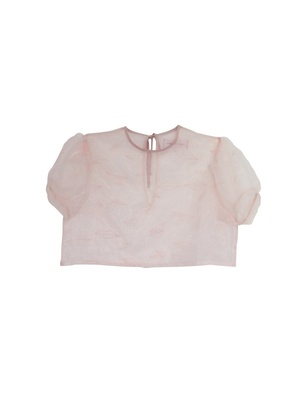 lip organdy blouse