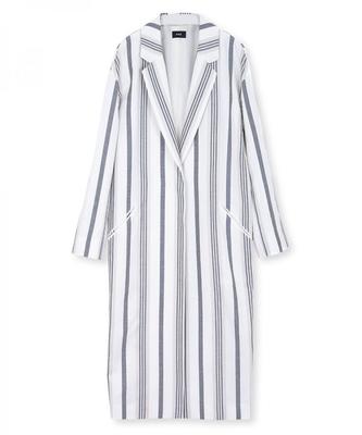 ストライプチェスターコート