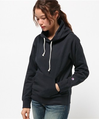 【CHAMPION】無地スウェットパーカー