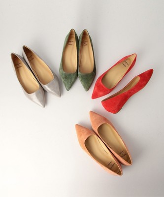 【WEB限定】O ポインテッドウェッジ パンプス20○↑