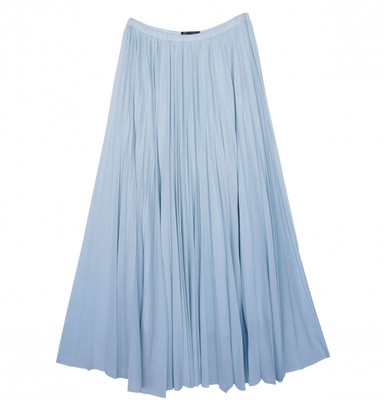 JERSEY PLEATS SKIRT