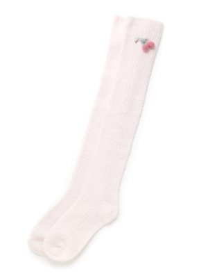 moco moco’スムーズィー’チェリーモチーフソックス