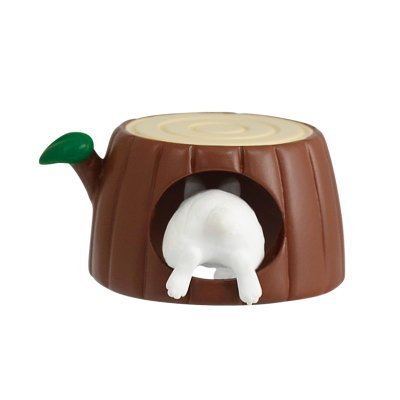 ウサ最後 ［3.切り株のお家(ダークブラウン)］(単品)