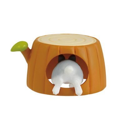 ウサ最後 ［4.切り株のお家(ブラウン)］(単品)