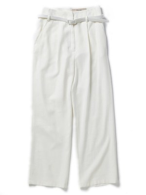 ベルト付タックパンツ