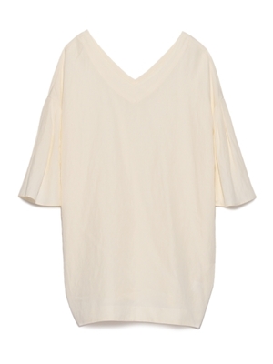 Vネックオーバーワンピース