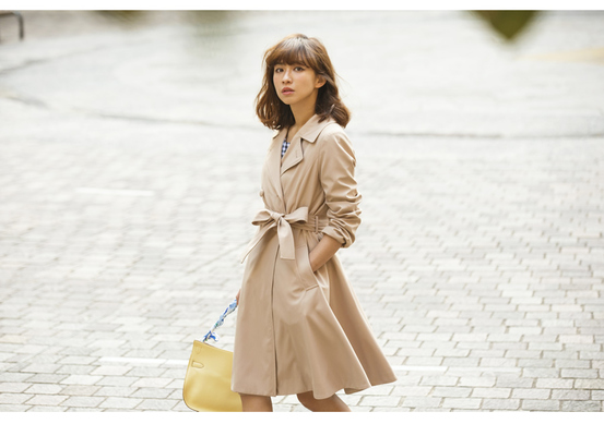 スプリングドレスライントレンチコート
