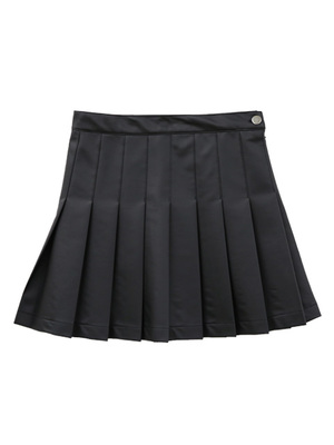 フェイクレザープリーツスカート