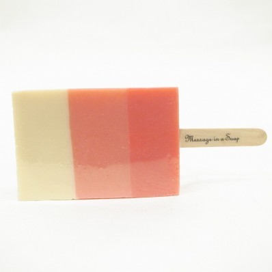 メッセージ・インナ・ソープ　ice cream soap bar very berry strawberry
