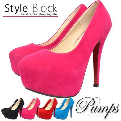 前厚ラウンドトゥパンプス