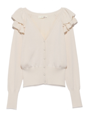 フリルカーディガン