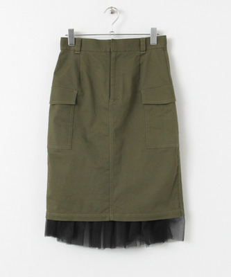 予約】ミリタリーチュールセットスカート