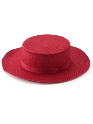 Lily Brown （リリーブラウン）  チュール付きカンカン帽