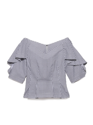 Lily Brown （リリーブラウン） ラッフル袖ブラウス