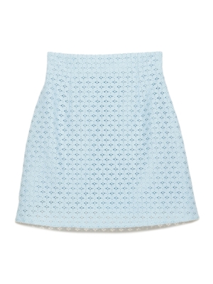レーススクエアミニスカート