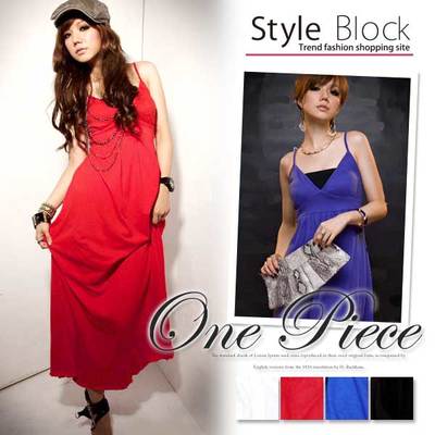 マキシワンピースパーティードレス