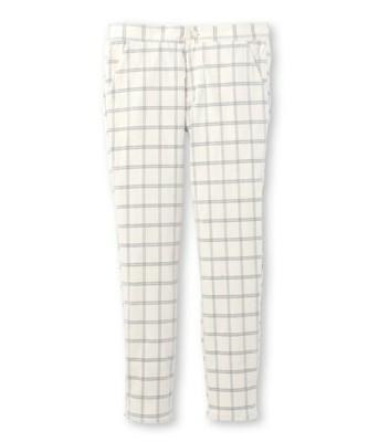 コーデュロイチェック柄パンツ