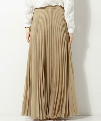 UNITED ARROWS UWMF P プリーツ マキシ スカート