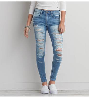 AEOデニムXハイライズジェギング